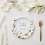 Garden Watercolor Flowers Blush Pink Bridal Shower Paper Plates<br><div class="desc">Celebrate in style with our "Garden Watercolor Flowers Blush Pink Bridal Shower Paper Plates." These charming plates are adorned with a lush pattern of blush pink watercolor flowers, bringing a touch of garden elegance to your bridal shower. The soft, romantic hues and delicate floral design create a sophisticated yet inviting...</div>