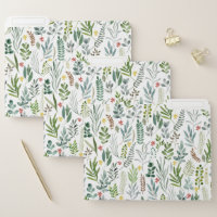 Garden Watercolor Leaves 