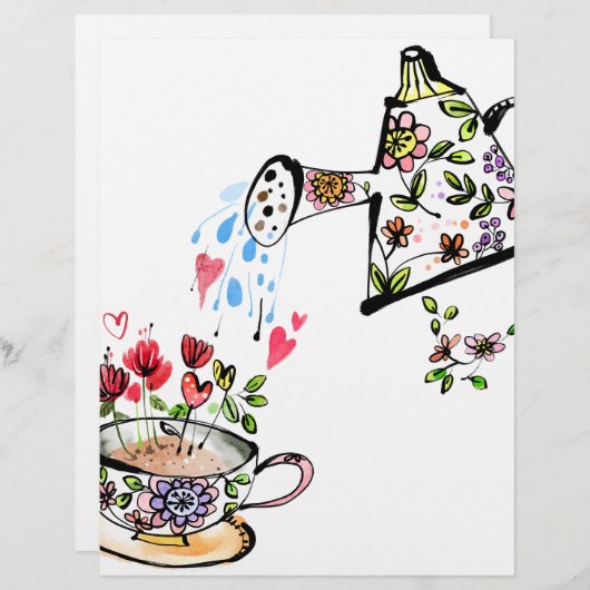 Garden watering flower gardening (Front/Back)