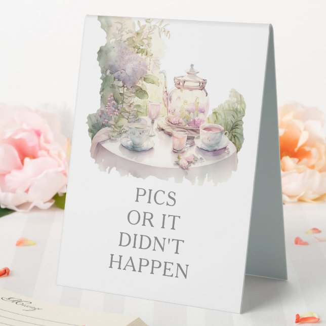 Garden Wedding Disposable Camera Ideas Table Tent (In SItu (Wedding))