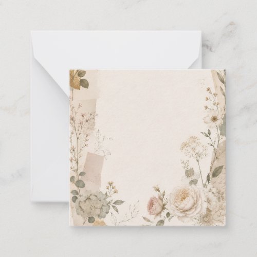 Garden Wedding Invitation with Natural