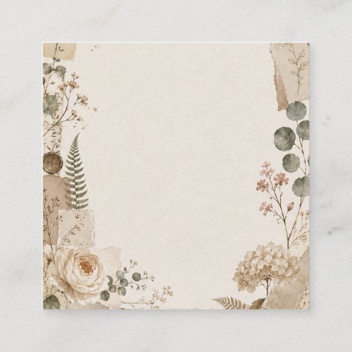 Garden Wedding Invitation with Natural