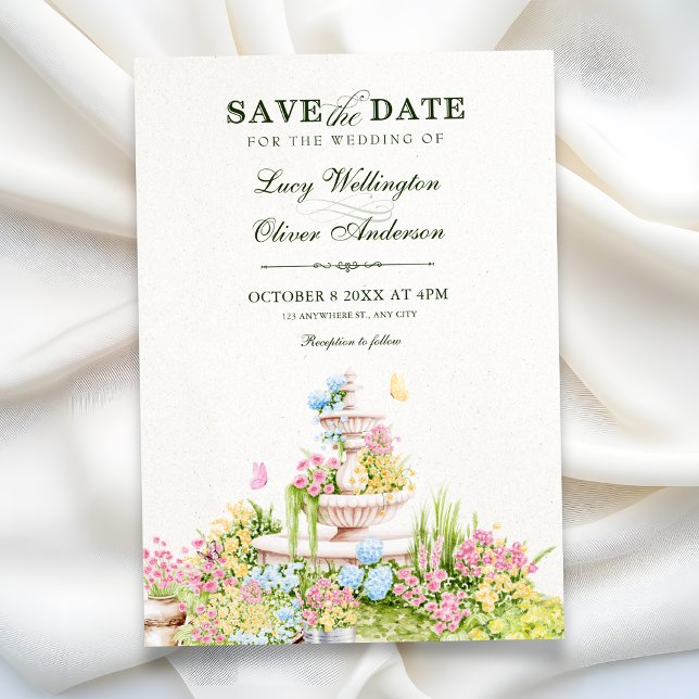 Garden wedding save the date (Creator Uploaded)