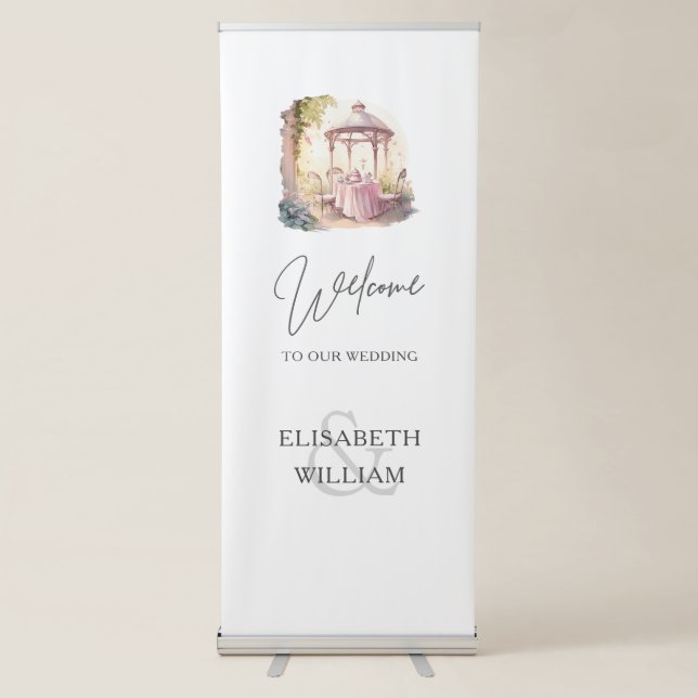 Garden Wedding Welcome Sign (Front)