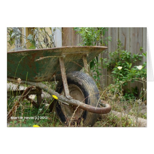 Garden Wheelbarrow Cards (Front Horizontal)