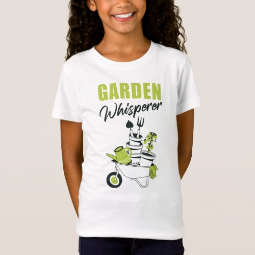 Garden Whisperer  Funny Cute Gardener  Plant  T_Shirt
