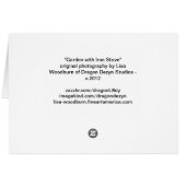 "Garden with Iron Stove" (Back Horizontal)