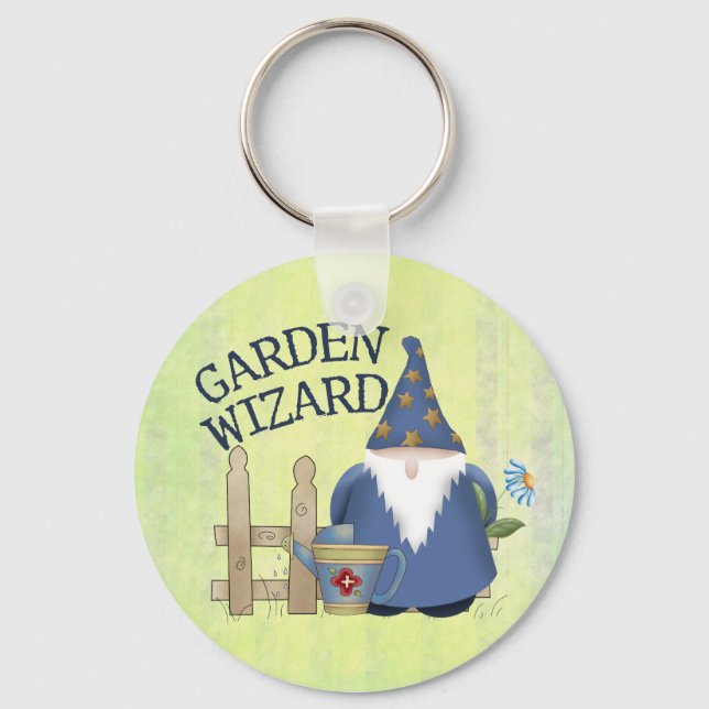 Garden Wizard Keychain (Front)
