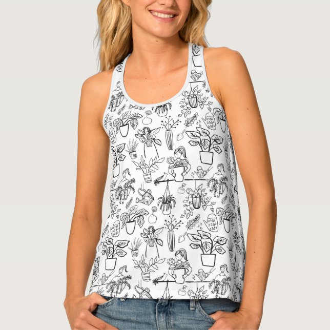 Garden Women's Tops Tank Top  (Front)