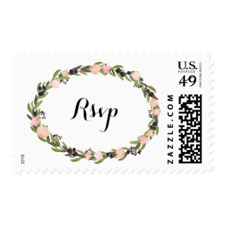 Garden Wreath RSVP Stamp