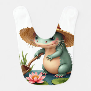 Gardener Axolotl Baby Bib