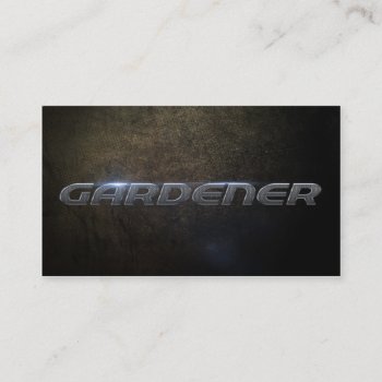 Gardener Business Card by KeyholeDesign at Zazzle