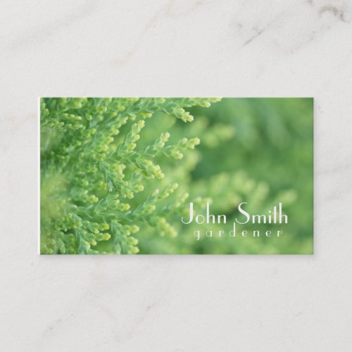 Gardener Business Card