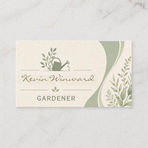 Gardener Business Card