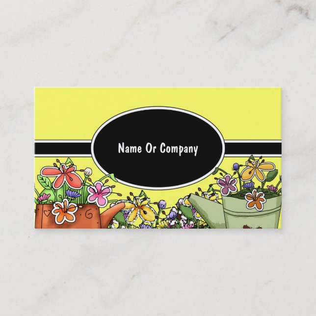 Gardener Business Cards (Front)