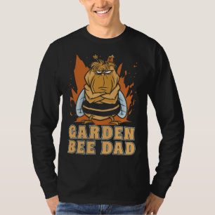 Gardener Dad Flowers Garden  Plants Gardening Bees T-Shirt