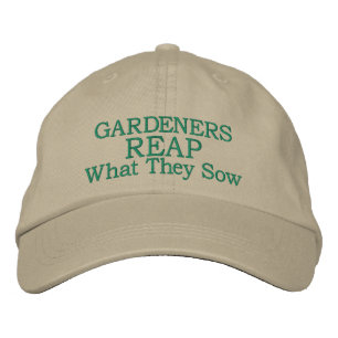 Gardener embroidered baseball hat