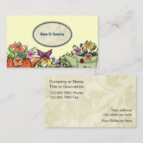 Gardener Business Cards