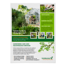 Gardener, Garden Center, Lawn Care - Glossy Poster