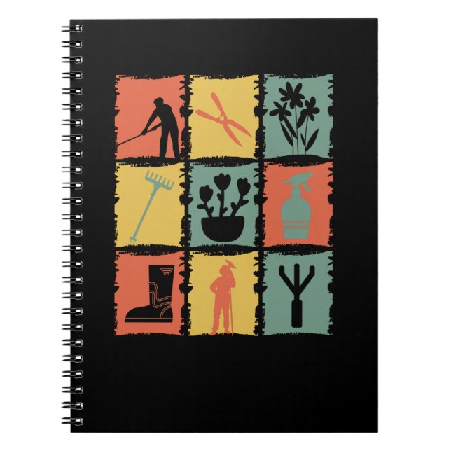 Gardener Garden Tool Notebook (Front)