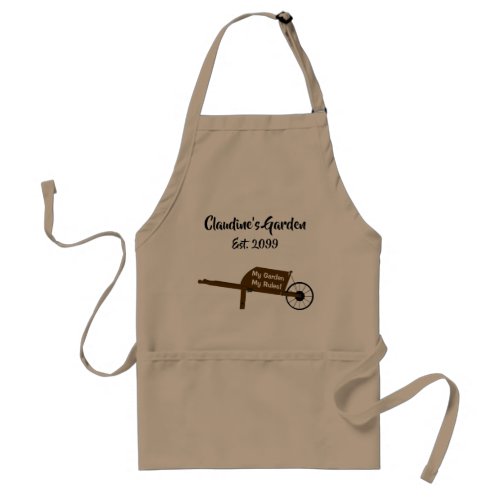 Gardener Garden Wheelbarrow Apron with pockets