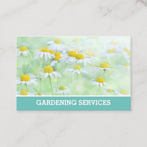 Gardener  Gardening Services Calling Card Business Card