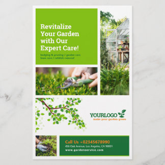 Gardener, Gardening Services, Lawn Care DL Flyer