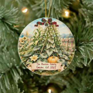 Gardener Gift for Dad gardener. Plant Mom Gift. Ceramic Ornament