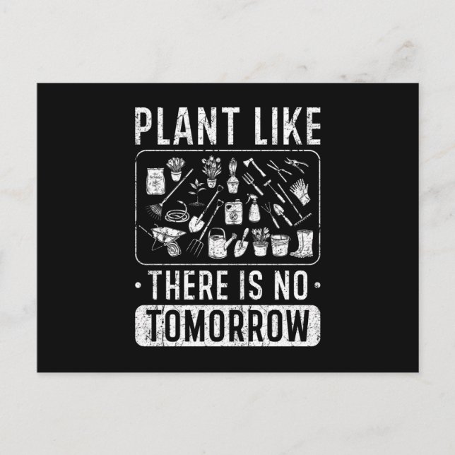 Gardener Gift Postcard (Front)