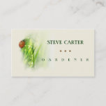 Gardener, Green Life Eco Bio Florist Business Card at Zazzle