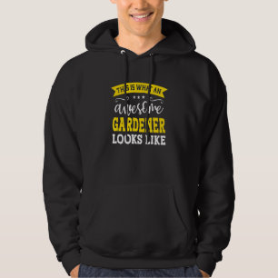Gardener Job Title Employee Funny Worker Professio Hoodie