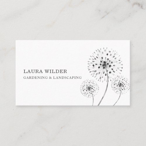 Gardener Landscaper Business Card