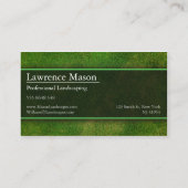 Gardener / Landscaping Business Card (Back)