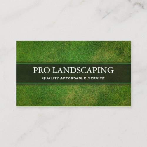 Gardener / Landscaping Business Card