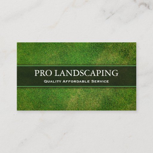 Customizable Gardener / Landscaping Business Card