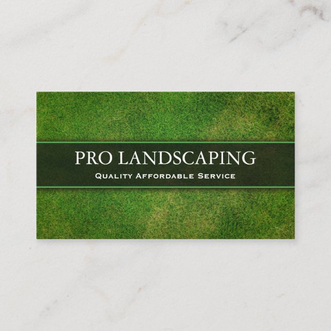 Gardener / Landscaping Business Card (Front)