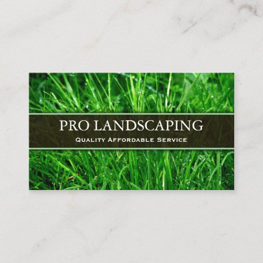 Customizable Gardener / Landscaping Business Card