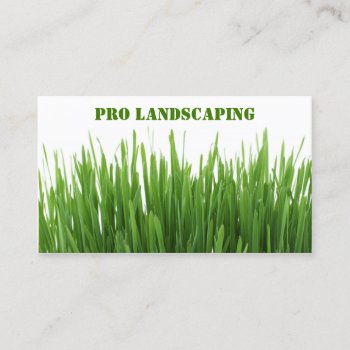 Gardener / Landscaping Grass  Photo Business Card by ImageAustralia at Zazzle