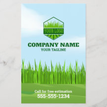 Gardener Lawn Care and Maintenance Flyer