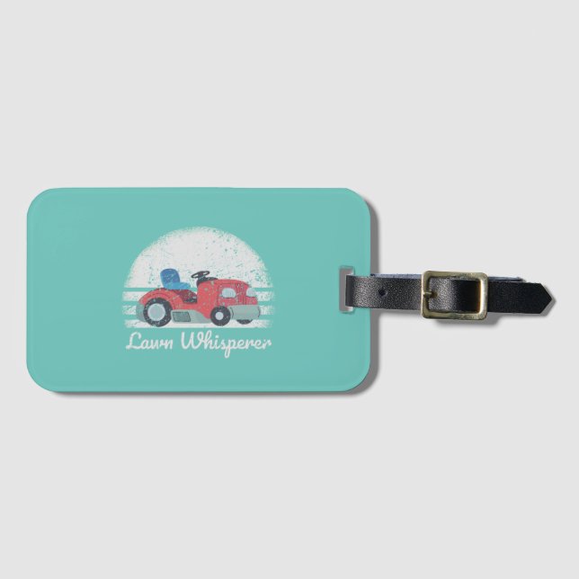 Gardener - Lawn Whisperer Luggage Tag (Front Horizontal)