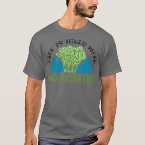 Gardener Micro Farming Healthy Microgreens T_Shirt