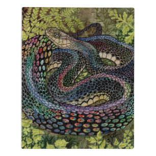 Gardener Snake Study Beyond the Skin Jigsaw Puzzle