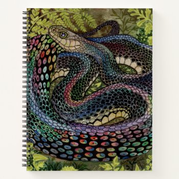 Gardener Snake Study Beyond The Skin  Sketchbook Notebook by Shadowind_ErinCooper at Zazzle