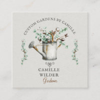 Gardener Watercolor Watering Can