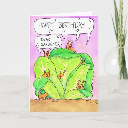 Gardeners Birthday by Nicole Janes Card