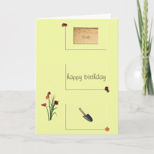 Gardeners Birthday Card