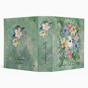 Gardener's Companion Journal, Notebook & Scrapbook 3 Ring Binder