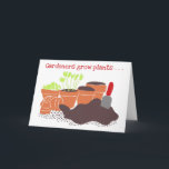 Gardeners Cusom Message Flower Pots Birthday Card<br><div class="desc">This fun greeting card is perfect for your favorite gardener and ready to be customized with your own message for any occasion. This card features a simple illustration of terra cotta flower pots, point soil, plants and a small garden shovel. Plant lovers and gardeners will appreciate the gardening themed illustration...</div>