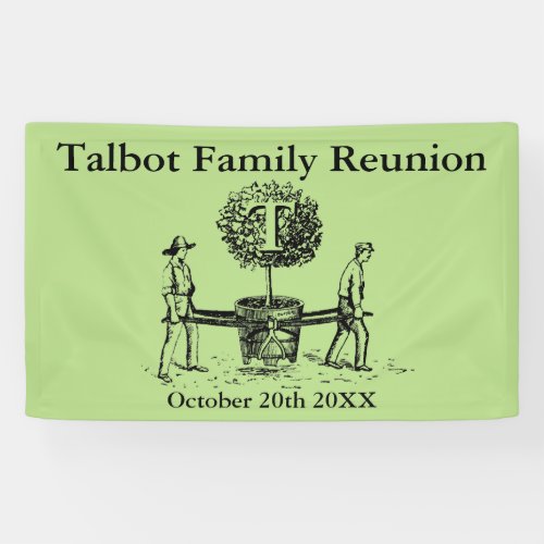 Gardeners Family Reunion H Banner custom Name