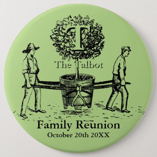 Gardeners Family Reunion L Button custom Name